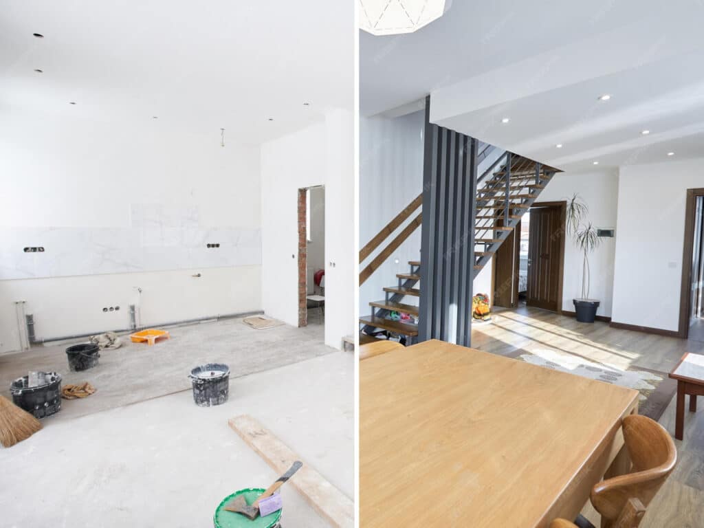 comprehensive renovation before after